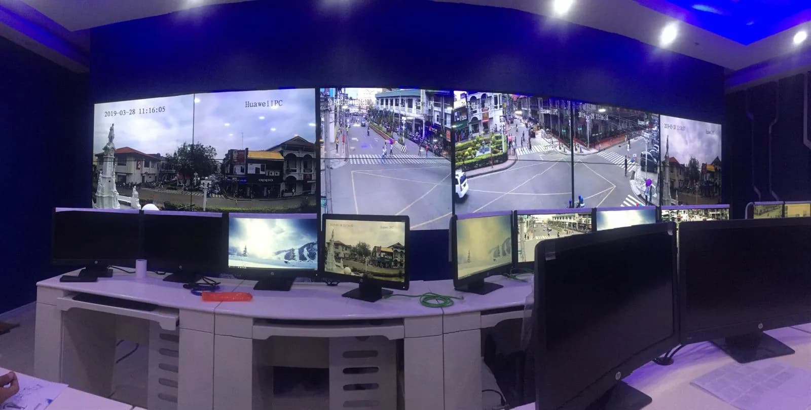 Installed command center operator stations